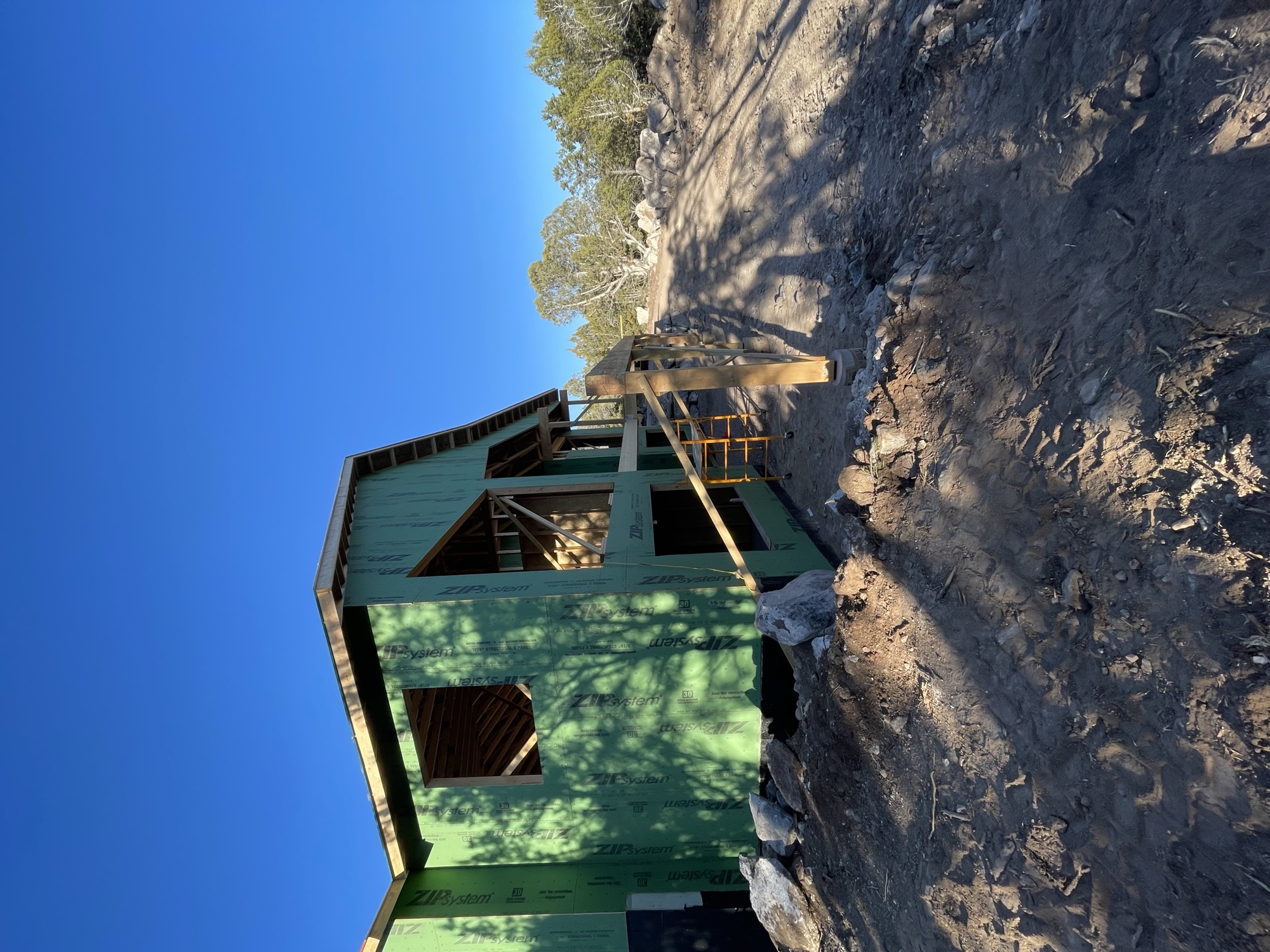 Exterior sheathing continues — March 19, 2026